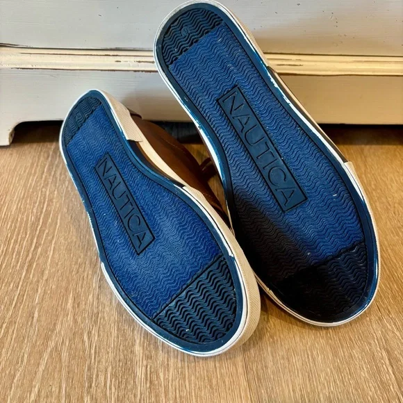 Nautica big Boys Brown Berrian Moc 2 Casual Shoes size 6 - Picture 8 of 9